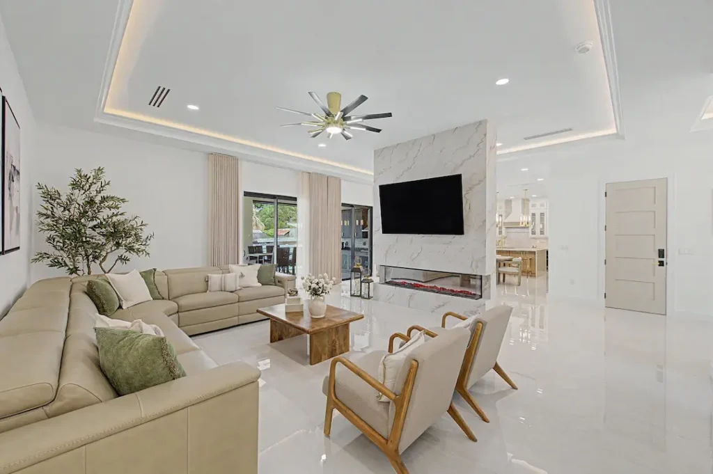 Modern Fireplace Living Room